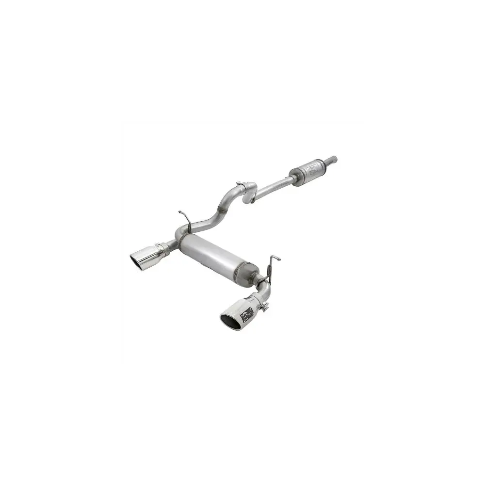 Rebel Series 2-1/2" Cat-Back Exhaust w/ Polished Tip - AFE49-48066-P